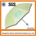 Paraguas solar anti UV de precio bajo con el logotipo para la promoción de verano